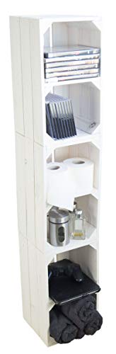 Kistenkolli Altes Land 3er Set Regalkiste Hilde weiß mit Mittelbrett Sideboard Aufbewahrungkiste Nachttisch Ablagekiste Standregal Holzkiste mit Ablagefach Kistenkolli Altes Land 3er Set Regalkiste Hilde weiß mit Mittelbrett Sideboard Aufbewahrungkiste Nachttisch Ablagekiste Standregal Holzkiste mit Ablagefach von Kistenkolli Altes Land