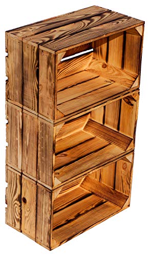 Kistenkolli Altes Land 3er Set Weinkiste Hilde geflammt ohne 38x22x19cm Weinkisten Gartendeko Wohnungsdeko Holzkisten Apfelkisten Kistenkolli Altes Land 3er Set Weinkiste Hilde geflammt ohne 38x22x19cm Weinkisten Gartendeko Wohnungsdeko Holzkisten Apfelkisten von Kistenkolli Altes Land