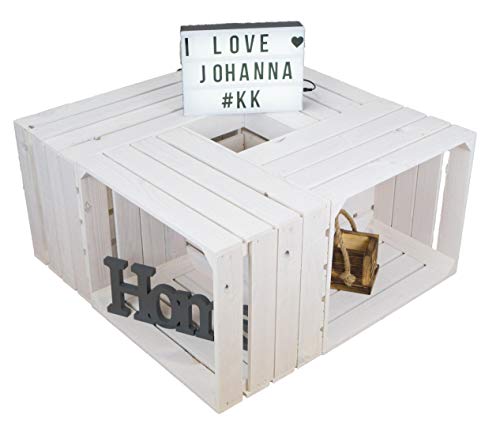 4 Stück neue Obstkisten "Johanna" weiss lasiert Holzkisten Apfelkisten Weinkisten Regalkisten Obstkistenmöbel 4 Stück neue Obstkisten "Johanna" weiss lasiert Holzkisten Apfelkisten Weinkisten Regalkisten Obstkistenmöbel von Kistenkolli Altes Land