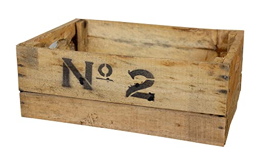 Kistenkolli Altes Land Holzkiste Geschenk-Box Schatzkiste Holzkiste Holztruhe Hochzeitskiste Altholz Upcycling Vintage (No2 40x26,5x24.5cm) von Kistenkolli Altes Land