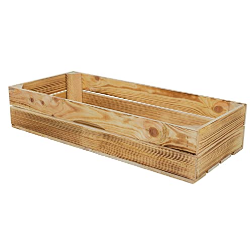 Kistenkolli Altes Land Schublade geflammt (für das obere Fach) für Sitzbank TV-Tisch aus Holz Maße 47,5x29x13,5cm L x T x H von Kistenkolli Altes Land
