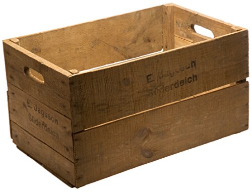 Kistenkolli Altes Land sehr alte dunkle Obstkiste von Kistenkolli Altes Land