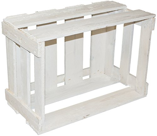 Neue weiße Weinkiste/Holzkiste/obstkiste aus dem Alten Land XXX ca 49 x 30 x 28 cmxxx (OHNE) von Kistenkolli Altes Land