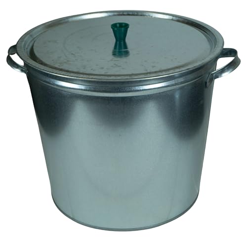 Zinkeimer in verschiedenen Größen Ascheeimer Gartenhelfer 5-32L Verschiedene Formen rustikaler Stil (32L Tank) von Kistenkolli Altes Land
