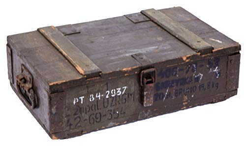 kleine Munititionskiste Box "F-1" Transportkiste Werkzeugkiste Aufewahrungsbox Miltärkiste Kiste mit Deckel Schatztruhe kleine Munititionskiste Box "F-1" Transportkiste Werkzeugkiste Aufewahrungsbox Miltärkiste Kiste mit Deckel Schatztruhe von Kistenkolli Altes Land