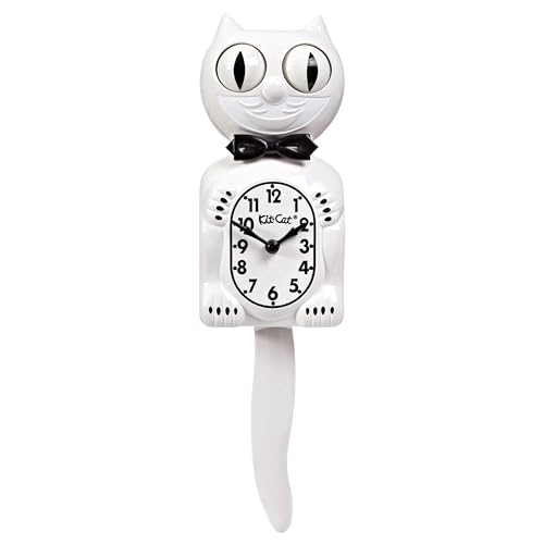 Kit Cat Klock Gentlemen Limited Edition (weiß) von Kit Cat Klock