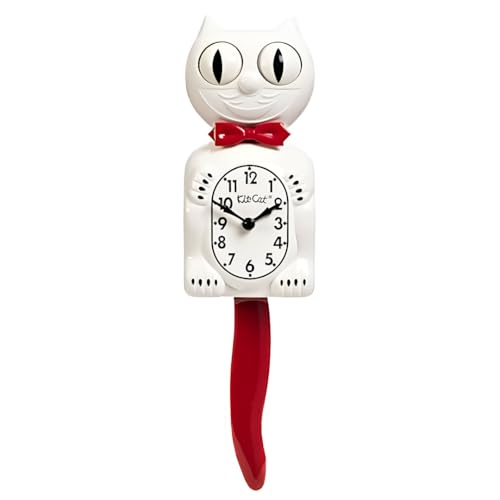 Kit Cat Klock Gentlemen Seasonal Edition (Zuckerstange Rot) von Kit Cat Klock
