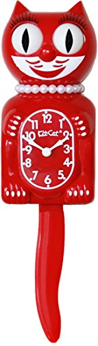 Kit Cat Klock Limited Edition Lady (Scarlet Red) von Kit Cat Klock