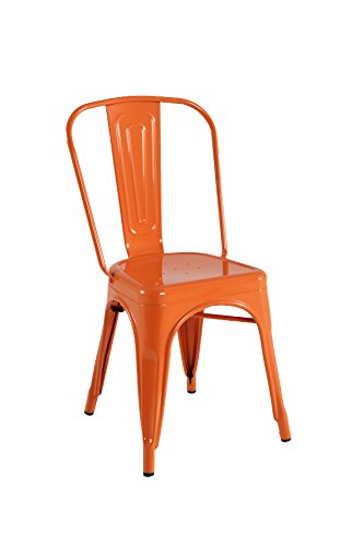 Kit Closet 5020519051 - Stuhl, Metall, orange von Kit Closet