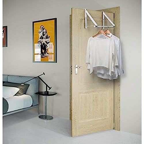 Kit Closet Garderobenleiste unsichtbare Tür, weiß von Kit Closet