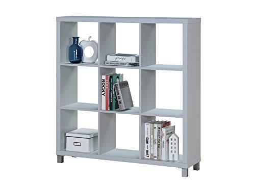 Kit Closet Regal Kubox 9 Fächer, Holz, Grau 3 x 3, 118x29x111 Kit Closet Regal Kubox 9 Fächer, Holz, Grau 3 x 3, 118x29x111 von Kit Closet