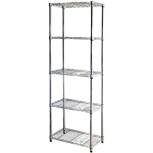 Kit Closet Regal Stil STYLO 10002, Metall, Chrom, 180X60X35 von Kit Closet