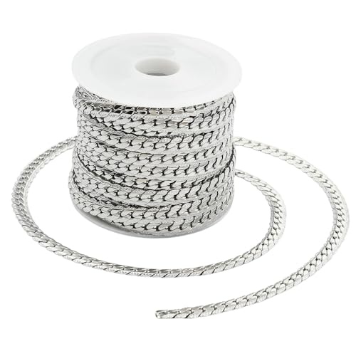 KitBeads 5.0 m/5M 304 Edelstahl kubanische Gliederketten ungeschweißte Metallschlange Gliederkette Schmuckketten für Schmuckherstellung mit Spule Rolle KitBeads 5.0 m/5M 304 Edelstahl kubanische Gliederketten ungeschweißte Metallschlange Gliederkette Schmuckketten für Schmuckherstellung mit Spule Rolle von KitBeads