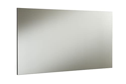 Kitaly Rechteckiger Wandspiegel 120 cm Modell IDEA Rand Weiß von Kitaly