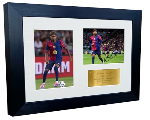 30,5 x 20,3 cm A4 signiert Lamine Yamal Calma Feier Barcelona Autogramm Signiert Unterschrift Foto Bilderrahmen Fußball Fußball Poster Geschenk New Triple G Calma 7 30,5 x 20,3 cm A4 signiert Lamine Yamal Calma Feier Barcelona Autogramm Signiert Unterschrift Foto Bilderrahmen Fußball Fußball Poster Geschenk New Triple G Calma 7 von Kitbags & Lockers