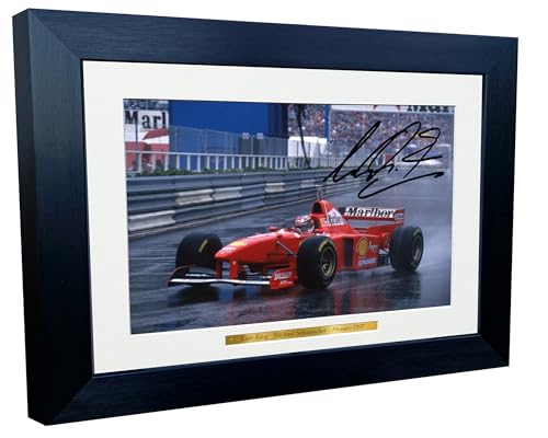 Kitbags & Lockers 1 x 30,3 cm großer Autogramm Michael Schumacher Rain King Monaco 1997 Grand Prix Ferrari F310B Autogramm Signierter Signatur-Fotorahmen Racing Formel 1 Kitbags & Lockers 1 x 30,3 cm großer Autogramm Michael Schumacher Rain King Monaco 1997 Grand Prix Ferrari F310B Autogramm Signierter Signatur-Fotorahmen Racing Formel 1 von Kitbags & Lockers