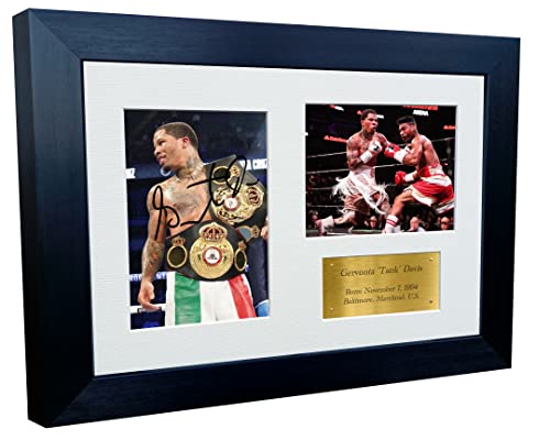 Kitbags & Lockers Gervonta "Tank" Davis Boxing Autogramm, signiert, 30,5 x 20,3 cm, A4 Foto, Poster, Geschenk G Kitbags & Lockers Gervonta "Tank" Davis Boxing Autogramm, signiert, 30,5 x 20,3 cm, A4 Foto, Poster, Geschenk G von Kitbags & Lockers