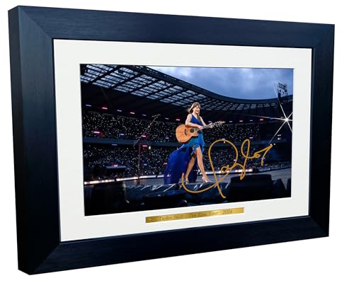 Kitbags & Lockers Signierter Bilderrahmen Swift The Tour 2024, 30,5 x 20,3 cm, A4, Geschenk 4 von Kitbags & Lockers