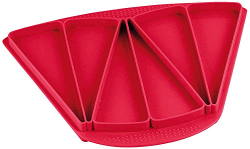 Kitchen Artist men341 Backform Gebäckausstechform für Croissants rot von Kitchen Artist