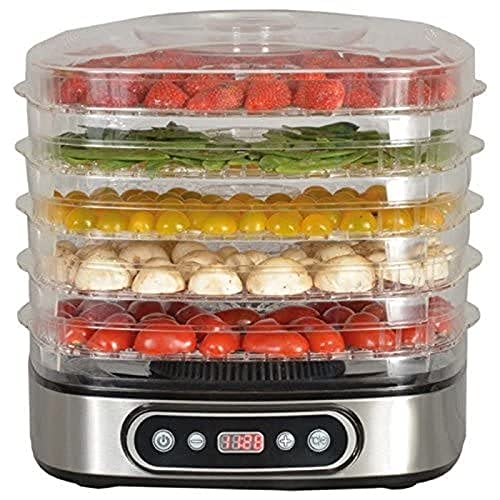 450w 5-tablett obst- und gemüsedehydrator - secco5ix von Kitchen chef