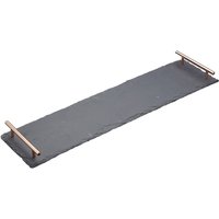 Artesa Tablett de Schiefer mit Griffen mit Kupferoberfläche, zum Servieren von Sandwiches und Vorspeisen, 60 x 15 cm Artesa Tablett de Schiefer mit Griffen mit Kupferoberfläche, zum Servieren von Sandwiches und Vorspeisen, 60 x 15 cm von Kitchen Craft