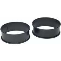 Eierringe KitchenCraft KitchenCraft für Spiegeleier oder verlorene Eier, Omeletts und kleine Pfannkuchen, Antihaftmaterial, Set de 2 Stück, Farbe von Kitchen Craft