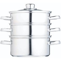 Clearview - Dampfgarer de 3 Etagen de Edelstahl (16 cm) von Kitchen Craft