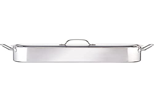 KitchenCraft Clearview Fisch-Dünster aus Edelstahl, Silber, 61.5 x 18.5 x 10.5 cm von KitchenCraft