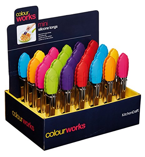 Kitchen Craft Colourworks Mini Zange CDU 24 STK - Farbig Sortiert von Colourworks