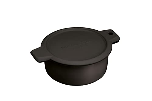 KitchenCraft Mikrowellen-Grill- und Bräunungspfanne, Schnelles Kochen, Backofenqualität, Stabil und leicht, 26 x 29 x 9 cm, Schwarz von KitchenCraft
