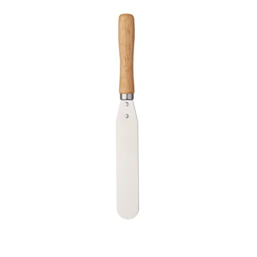 KitchenCraft Kleines Palettenmesser, Tortenpalette, Metall mit Holzgriff, 13.5 cm Schneide von KitchenCraft