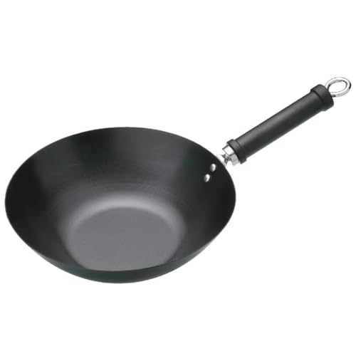 KitchenCraft Pure Oriental Wok aus Carbonstahl mit Antihaftbeschichtung, 30 cm, Schwarz KitchenCraft Pure Oriental Wok aus Carbonstahl mit Antihaftbeschichtung, 30 cm, Schwarz von KitchenCraft