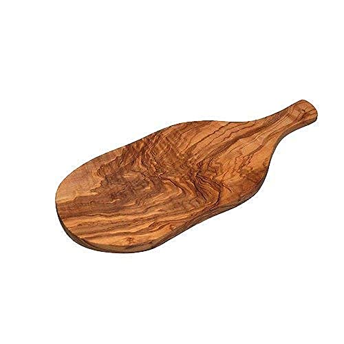KitchenCraft World of Flavours Italienisch, Olivenholz-Schneidebrett, Fleisch- und Käsebrett, Antipasti-Brett, 28L x 18W x18H cm, 1 Stück KitchenCraft World of Flavours Italienisch, Olivenholz-Schneidebrett, Fleisch- und Käsebrett, Antipasti-Brett, 28L x 18W x18H cm, 1 Stück von KitchenCraft