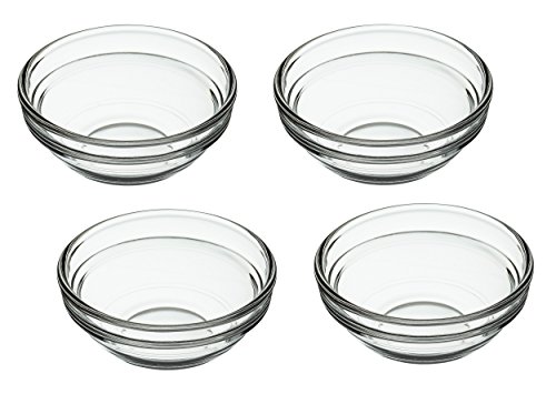 KitchenCraft Kleine Glasschalen/Soßenschalen, 55 ml (4-er-Set) von KitchenCraft