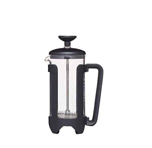 KitchenCraft Le'Xpress Deluxe Cafetière in Geschenkbox, Schwarz, Edelstahl/Glas, 3 Cup (350 ml) von KitchenCraft