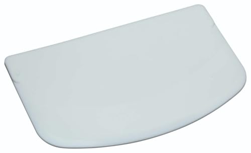 KitchenCraft Plastikteigschneider und Schaber, Kunststoff, Weiß, 13,5 x 9 cm von KitchenCraft