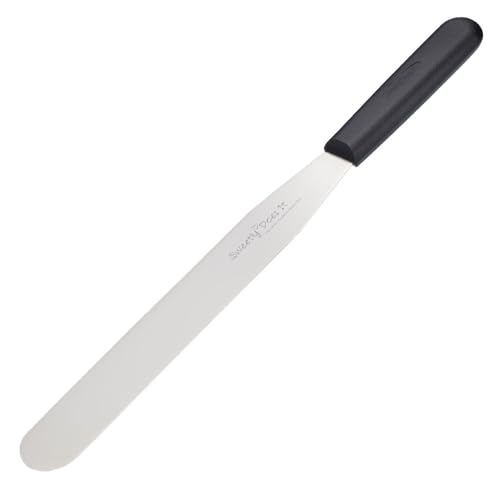 KitchenCraft Sweetly Does It Palettenmesser, Edelstahl Spachtelklinge mit komfortablem Griff, 25cm lang, 1 Set, Silber / Schwarz KitchenCraft Sweetly Does It Palettenmesser, Edelstahl Spachtelklinge mit komfortablem Griff, 25cm lang, 1 Set, Silber / Schwarz von KitchenCraft
