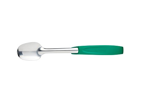 MASTERCLASS MCSALSPNGRN Farbkodierte Salat-Servierlöffel aus Edelstahl in Catering-Qualität, 30 cm (12 Zoll) -Grün (Vegetarisch), Edelsthal von Master Class