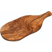 KitchenCraft: Welt der Aromen - Schneide- und Servierbrett aus Holz de Olivenholz Rustikal, 30 x 17 cm von Kitchen Craft