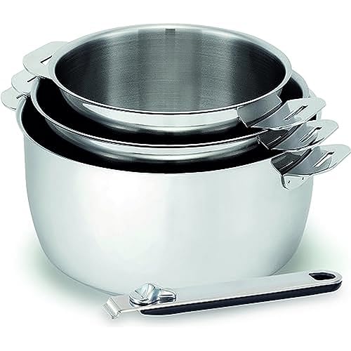 KITCHEN FUN 12566954 Reihe von 3 Töpfe Edelstahl 16 x 20 cm von Kitchen Fun
