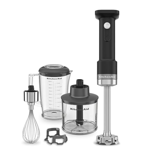 KABELLOSER HANDMISCHER PLUS ZUBEHÖR OHNE BATTERIE - KITCHENAID GO - 5KHBRV05BM KABELLOSER HANDMISCHER PLUS ZUBEHÖR OHNE BATTERIE - KITCHENAID GO - 5KHBRV05BM von KitchenAid