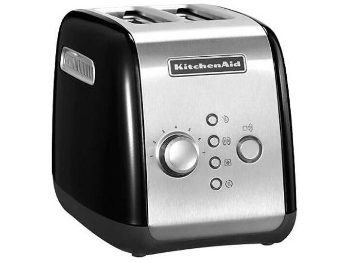 KITCHENAID Toaster 5KMT221EOB Onyx Black , schwarz (onyx schwarz), B:28,6cm H:21cm T:18,4cm, Toaster von KitchenAid