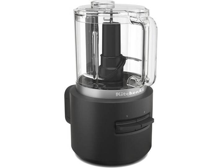 KITCHENAID Zerkleinerer 5KFCR500BM , schwarz (matt schwarz), B:14,5cm H:26,55cm T:18,39cm, Zerkleinerer von KitchenAid