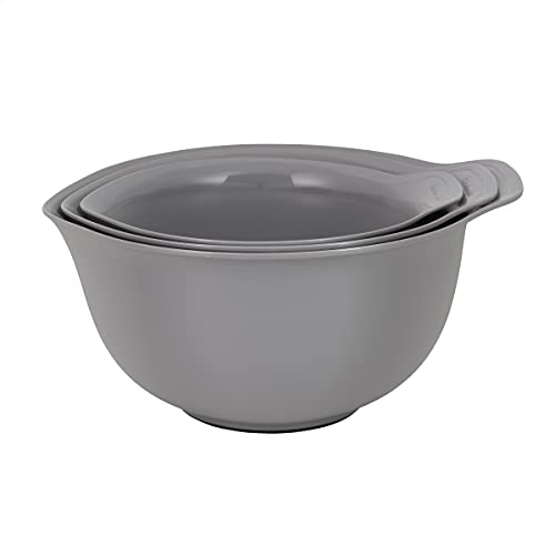 KitchenAid 3er-Set Rührschüsseln ineinandergreifend - Holzkohle grau von KitchenAid