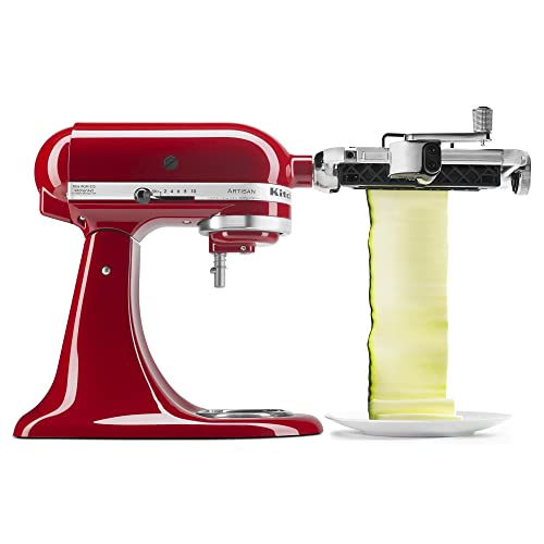 KitchenAid 5KSMSCA Vegetable Sheet Cutter, Aluminium, Red von KitchenAid