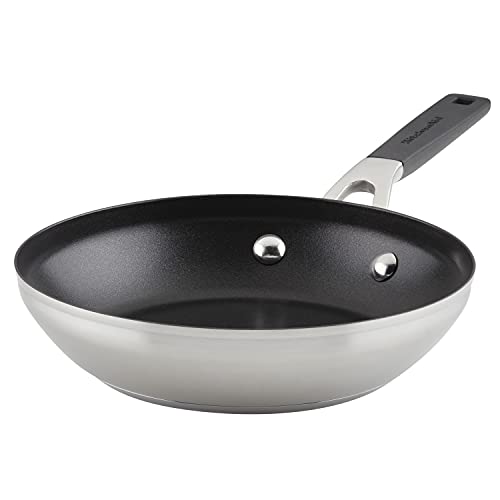 KitchenAid 71019 Bratpfanne, antihaftbeschichtet, Edelstahl gebürstet von KitchenAid