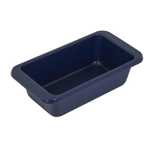 KitchenAid Kastenform aus aluminisiertem Stahl, antihaftbeschichtet, 22,9 x 12,7 cm, Tintenblau von KitchenAid