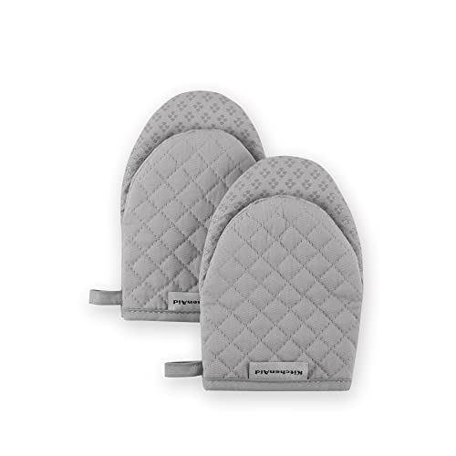 KitchenAid Asteroid Mini-Ofenhandschuh-Set, Baumwolle, Grau, 5.5"x8", 2 KitchenAid Asteroid Mini-Ofenhandschuh-Set, Baumwolle, Grau, 5.5"x8", 2 von KitchenAid