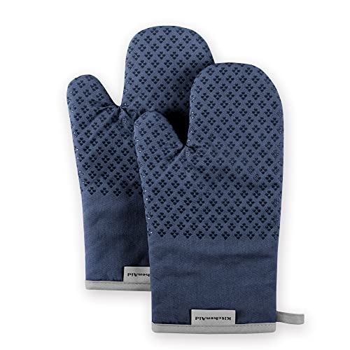 KitchenAid Asteroid Ofenhandschuh-Set, Baumwolle, Blaue Weide, 7"x12.5", 2 KitchenAid Asteroid Ofenhandschuh-Set, Baumwolle, Blaue Weide, 7"x12.5", 2 von KitchenAid