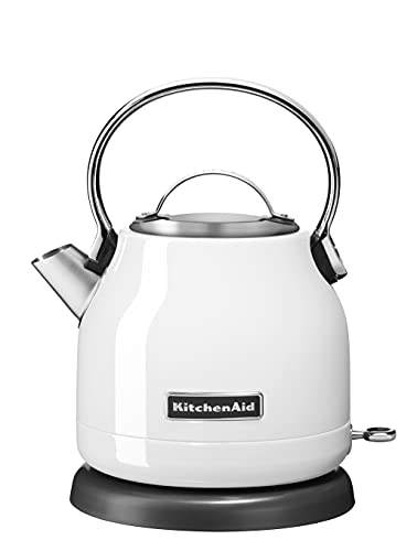 KitchenAid CLASSIC Wasserkocher mit 1,25 L Fassungsvermögen, 1.25 L, weiß von KitchenAid